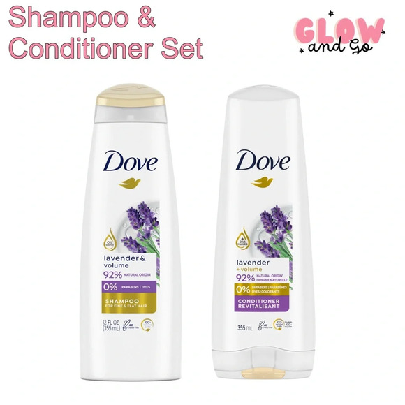 Dove Lavendar & Volume Shampoo & Conditioner Set - 12oz - Picture 1 of 5